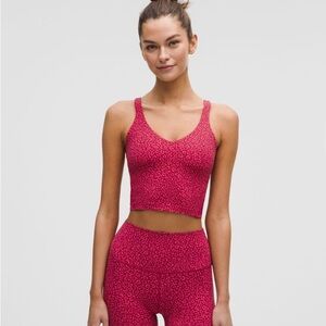 ISO Lululemon leopard daisy align tank or flow bra
